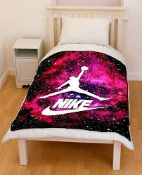 Nike Galaxy Rosette Nebula Michael Jordan 23 Bedding Throw Fleece Blanket1 Jpg 812 1000 Bedroom Set Bedroom Bedroom Sets