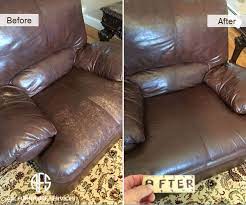 Faux leather is a synthetic material made from cheap base fabric and a polyurethane coating. Pin On All Furniture Services Before After Images