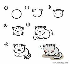 Voir plus d'idées sur le thème dessin chat, dessin, dessins faciles. Coloriage Chat Dessin Animaux Mignon Facile A Reproduire Dessin Dessin Facile A Imprimer