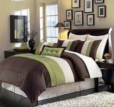 Pin By Susan Richards On Lovely Bedroom Ideas Brown Comforter Sets Bedroom Green Brown Comforter