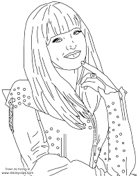 Uma from descendants 2 coloring pages printable for kids. Descendants 2 Printable Coloring Pages Disneyclips Com