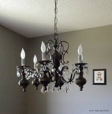 As the name suggests, these chandeliers feature light sources covered by either glass or fabric shades. Let S Add Sprinkles New Socket Covers For A Chandelier