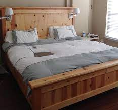 California King Bed Frame Plans Jun 17 2014 Yes You Can Build A Bed Frame That Also Saves You Mone King Bed Frame Headboards For Beds California King Bed Frame