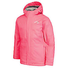 The North Face Youth Snow Quest Jacket Rocket Red Fast