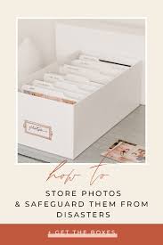How To Store Photos Safeguard Them From Natural Disasters In 2020 Storage And Organization Photo Organization Photo Storage