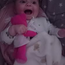 Incredible pink skies were seen last night as heavy snow fell during Storm  Goretti ❄️