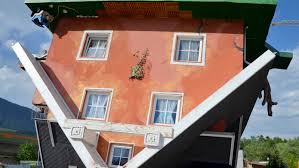 Polish architects irek glowacki and marek rozanski spent eight months building haus steht kopf, a. Haus Steht Kopf C Alplux Foto Alplux