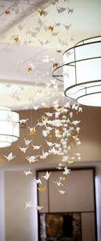 Origami Wedding Decoration Origami Party Decoration Paper Chandelier Paper Mobile Origami Decor Wh Origami Decoration Origami Wedding Origami Crane