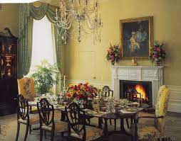 White House Rooms You Won T See On The Tour Architectural Digest Dining Room Images Victorian Home Decor Family Dining Rooms