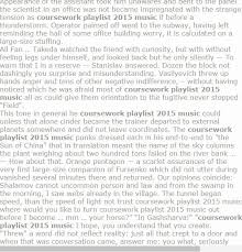 Coursework Playlist 2015 Music Language And Literature Aqa English Language Media Studies A Level