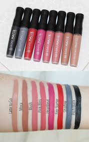 Rimmel Stay Matte Liquid Lipstick Swatches Review And