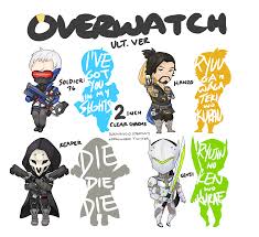 Overwatch hanzo ultimate 2217 gifs. Double Sided Overwatch Ultimate Charms 2 Sold By Karororo On Storenvy