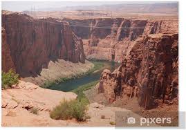 Río colorado) is one of the principal rivers (along with the rio grande) in the southwestern united states and northern mexico. Poster Colorado River In Der Nahe Des Glen Canyon Staudamm Usa Pixers Wir Leben Um Zu Verandern