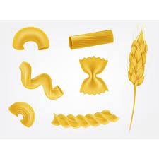 Pasta Types And Forms Realistic Vector Set Pasta Macaroni Noodles Png And Vector With Transparent Background For Free Download Pasta Types Pasta Refreshing Fruit Drinks