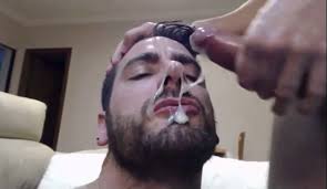 Beards: Cumming 2 thick loads over his face - ThisVid.com