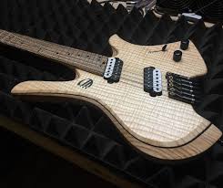 Overload Guitars On Instagram What About This Themis 6 Multiscale With Flamed Ash Top And Zebrano Neck Loaded With Guitar Custom Bass Guitar Bass Guitar