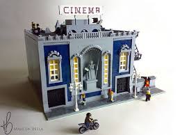 Cinema 09 Lego Architecture Lego House Lego Modular