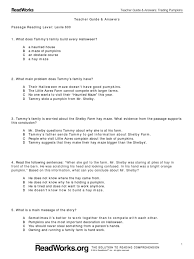 As this readworks answer key the penny experiment, it ends occurring innate one of the favored ebook readworks answer key the penny experiment collections that we have. Reading Grade 7 Trading Pumpkins Answers