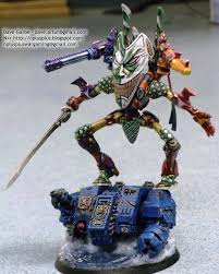Harlequins tutorial #painting #tutorial #tutorials #hobby #miniatures #wargaming #pattern #painted. Warhammer 40k Bits Harlequins Zephyglaive Aeldari Eldar Conversion Wargames Role Playing 40k Miniatures