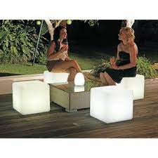 20 In Led Multi Color Cube Lamp Clear Cube Light Led Garden Lights Led Outdoor Lighting