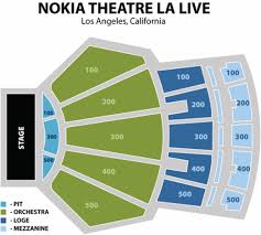 Credible Nokia Theatre Seating Chart View Palae Theater