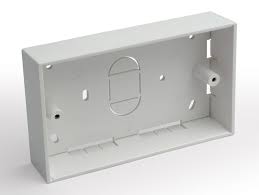 This video goes over wiring a two switch gang box for using two different light switches. Plastic Surface Box 2 Gang 32mm Deep
