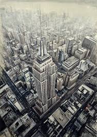 Birds Eye View Drawing Of Buildings Esb Emilio Valerio D Ospina Lukisan Seni Seni Melukis