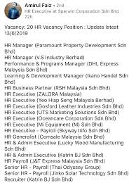 All these products are manufactured in yhs malaysia factories located throughout malaysia. Kakak Resume On Twitter Job Vacancy For Human Resource Calling For Hr Graduates Got Many Vacancies Here Good Luck Guys Hr Executive Zalora Malaysia Hr Executive Yeo Hiap Seng Malaysia Berhad Hr