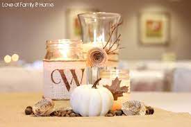 Diy Rustic Chic Fall Wedding Reveal Love Of Family Home Rustic Wedding Centerpieces Fall Wedding Centerpieces Wedding Centerpieces Diy