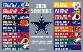 Empires and puzzles calendar november 2020. Cowboys Game By Game Predictions How Many Wins Will Dallas Rack Up On Its 2020 Schedule