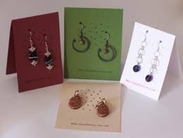 Use all year long to create easy gift packaging, at any time!. Jewelry Making Journal Jewelry Display Cards Earring Cards Template How To Make Earrings