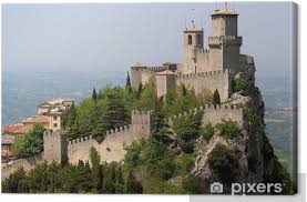 San marino, officially the republic of san marino (italian: Leinwandbild Castello Della Guaita San Marino Italien Pixers Wir Leben Um Zu Verandern