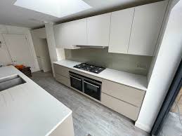 White kitchen appliances are trending white hot. Pronorm Ivory Beige Cream Handless Kitchen Island Used Kitchen Hub