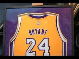 If lakers advance past 1st round of playoffs over portland, they plan to wear the black mamba jersey in honor of kobe bryant in following rounds. Framing A Signed Kobe Bryant Lakers Jersey Youtube
