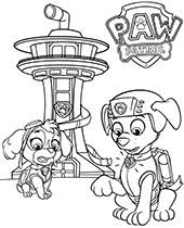 Download or print this coloring page in one click: Paw Patrol Coloring Pages For Free Topcoloringpages Net