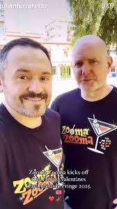 Zooma Zooma kicks off this Friday! 10 shows starting off at @thegardenofud  from this Friday Valentines Day! Adelaide Fringe 2025. Grab your tickets!!  🎟️ , ❤️ 🎻 🎤