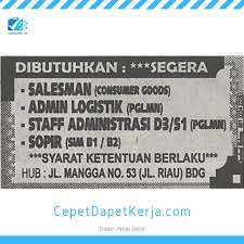 We did not find results for: Loker Salesman Admin Dan Sopir Bandung Cepet Dapet Kerja
