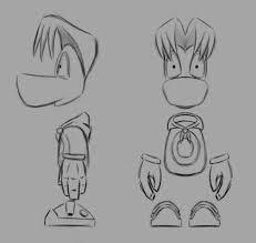 Rayman Modeling Sheet Game Art Cool Art Art