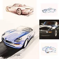 bmw z8 henrik fisker sketch bmw z8 bmw henrik fisker