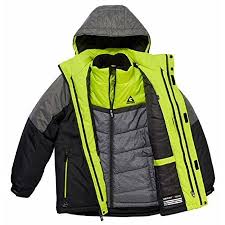Gerry Boys 3 In 1 Systems All Weather Jacket With Beanie Small