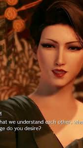 Madam M. asking for your desire