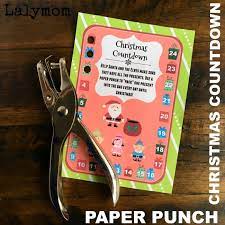 5 out of 5 stars. Christmas Countdown Idea For Kids Paper Punch Cards Lalymom