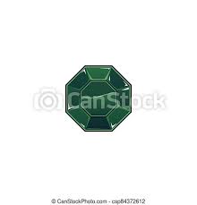 I am trying to take this css octagon and give it a solid red border. Green Emerald Gemstone In Octagon Shape Isolated On White Background Precious Cartoon Gem Stone With Shiny Luxury Surface Canstock