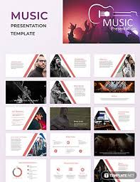 Free Music Powerpoint Presentation Template Powerpoint Apple Keynote Powerpoint Presentation Powerpoint Presentation Design Presentation Template Free
