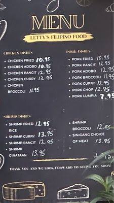 Letty's Backyard Filipino Food truck — Asian restaurant food truck in Milton, Florida