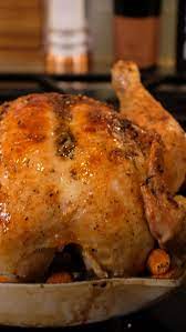 How To Make An Easy Roasted Chicken Ambitious Kitchen Recipe Baked Chicken Recipes Easy Whole Chicken Recipes Oven Baked Chicken Recipes