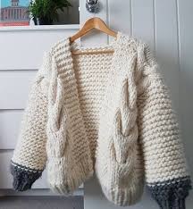 Cosy and chunky, there's nothing like a classic bomber jacket! Cable Bomber Wool And The Gang