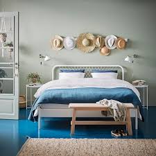 For instance, a cabin bed can have shelves or cupboards. Nesttun White Luroy Bed Frame Standard Double Ikea