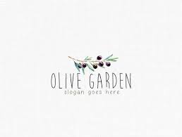 Custom Olive Garden Logo Design Natural Logo Design Nature Logo Design Olive Garden Logo Logo Design