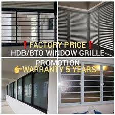 We supply and provide installation of aluminium, wrought iron windows grilles, doors and gates in singapore. Hdb Window Grill Home Services Carousell Singapore